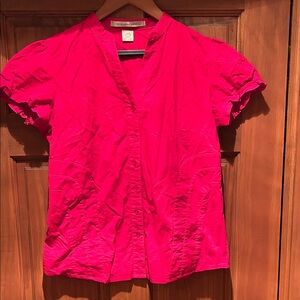 Ecologie Red Button Down Shirt